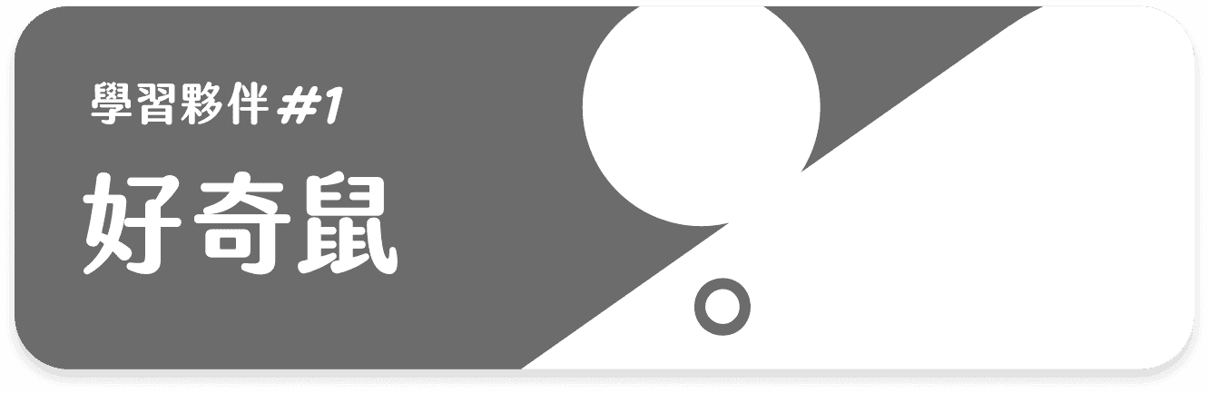 好奇鼠 課程等級卡片