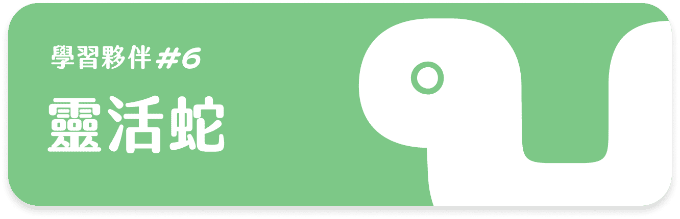 靈活蛇 課程等級卡片